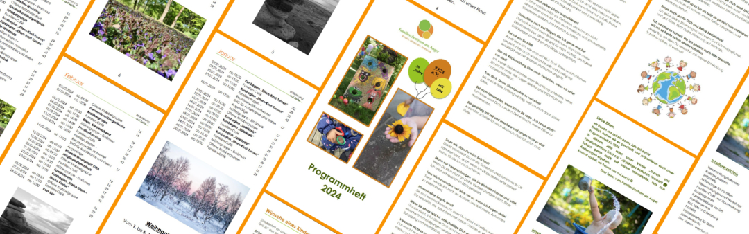 Programmheft Collage